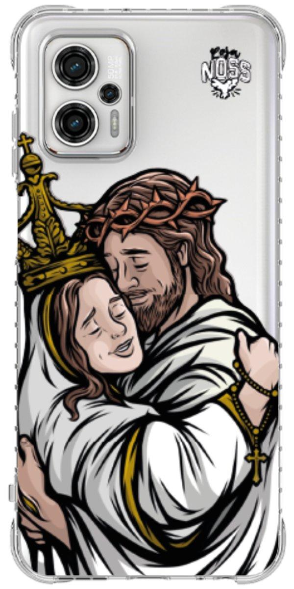 Capinha para Celular Tudo com Jesus Nada sem Maria 02