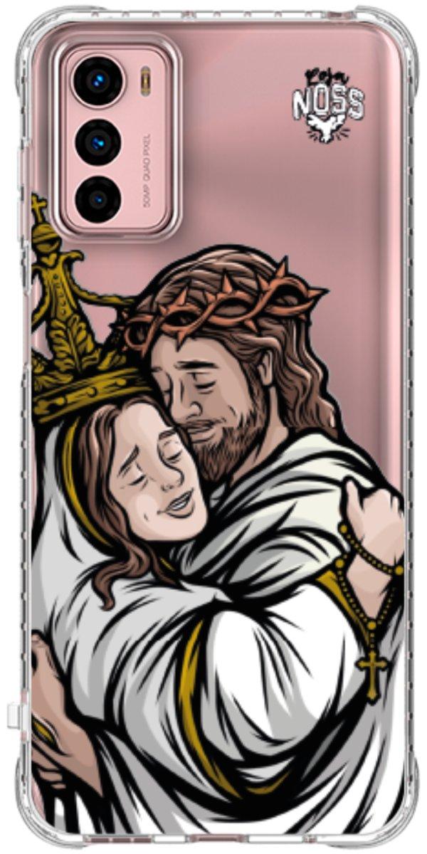 Capinha para Celular Tudo com Jesus Nada sem Maria 02