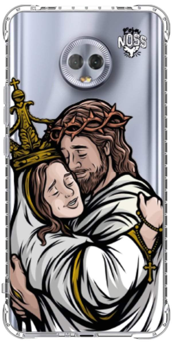 Capinha Para Celular Tudo com Jesus Nada sem Maria