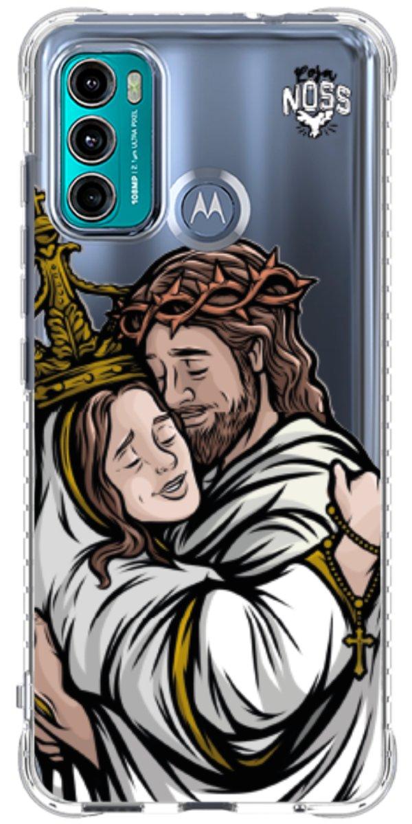 Capinha para Celular Tudo com Jesus Nada sem Maria 02