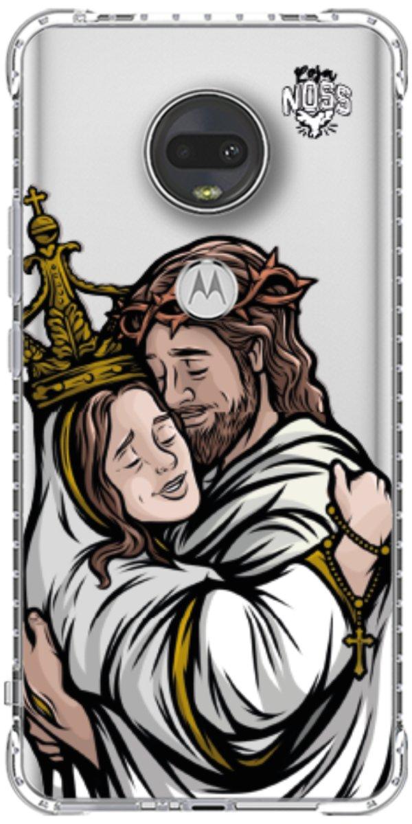 Capinha para Celular Tudo com Jesus Nada sem Maria 02