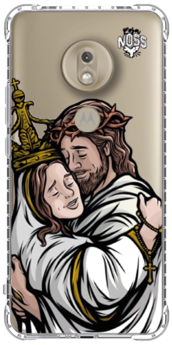Capinha para Celular Tudo com Jesus Nada sem Maria 02