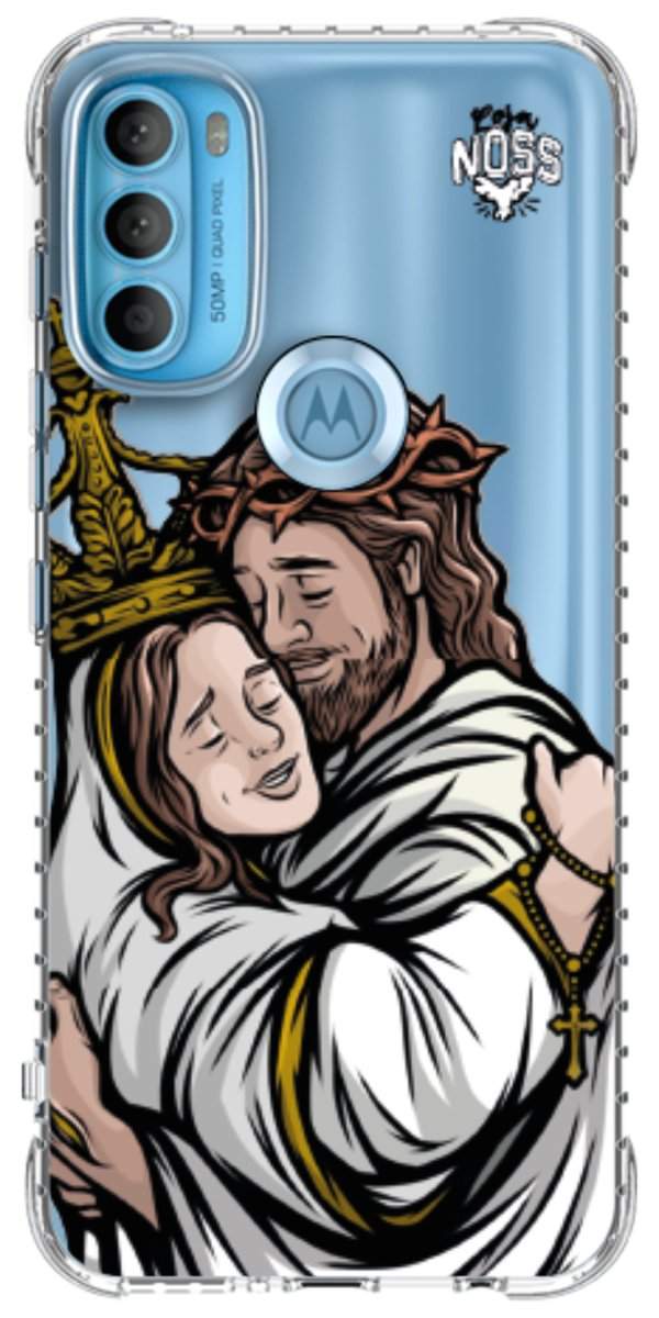 Capinha para Celular Tudo com Jesus Nada sem Maria 02