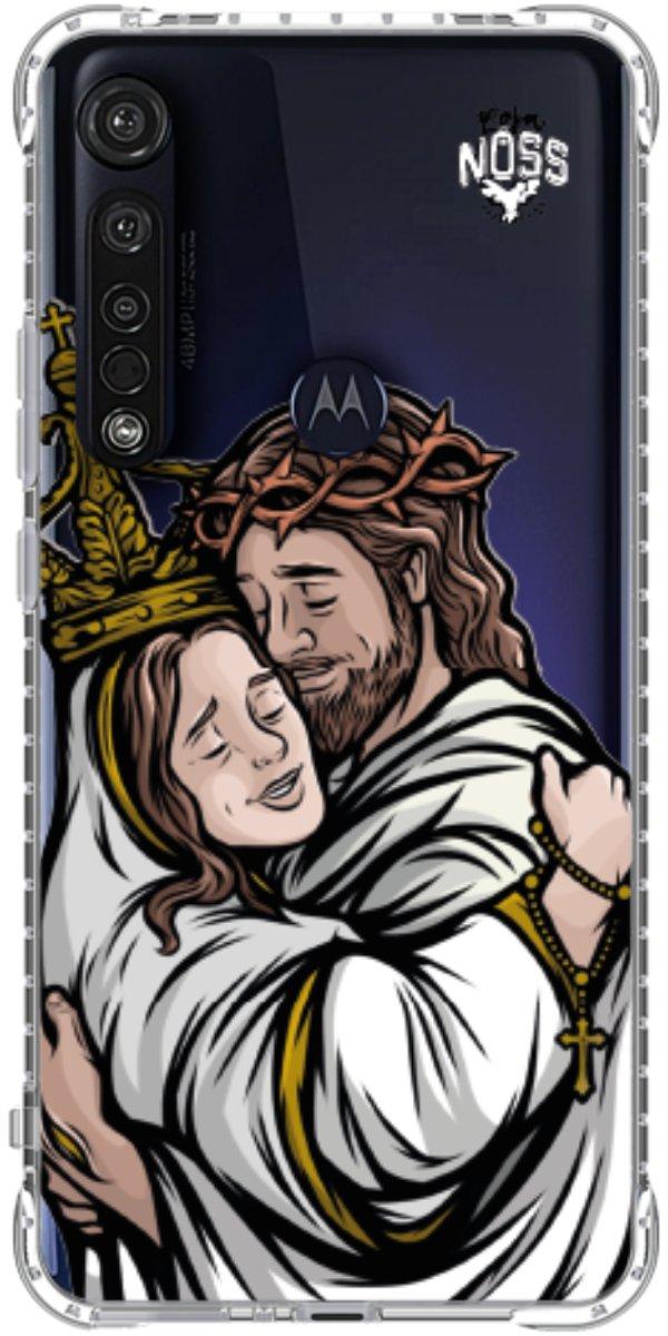 Capinha para Celular Tudo com Jesus Nada sem Maria 02