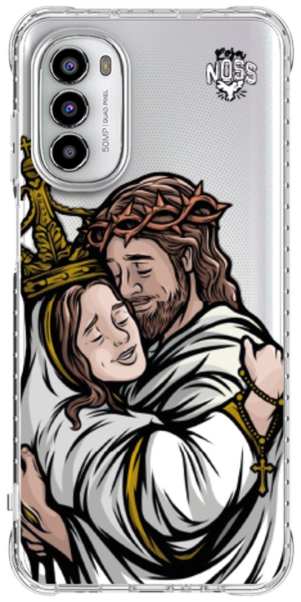 Capinha para Celular Tudo com Jesus Nada sem Maria 02