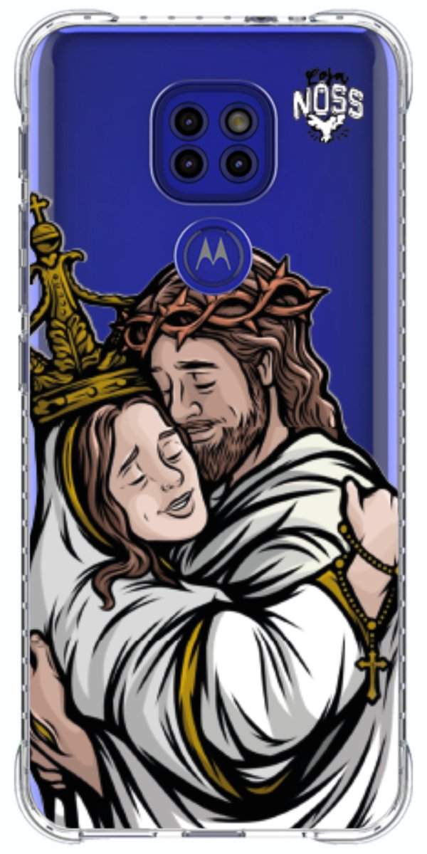 Capinha para Celular Tudo com Jesus Nada sem Maria 02