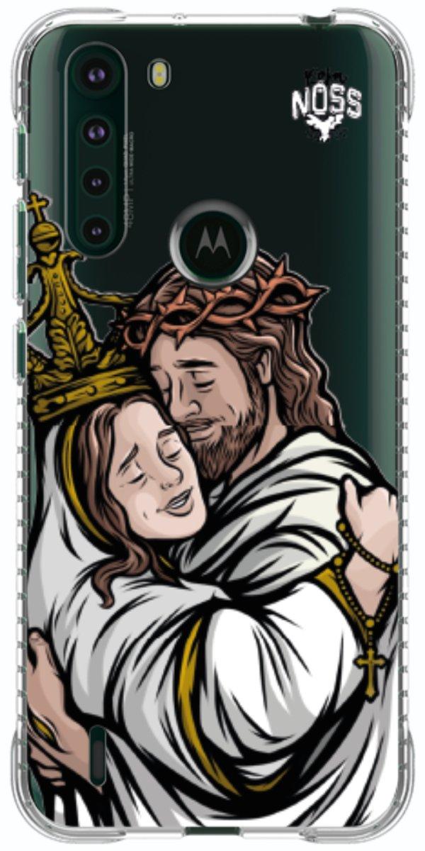 Capinha para Celular Tudo com Jesus Nada sem Maria 02