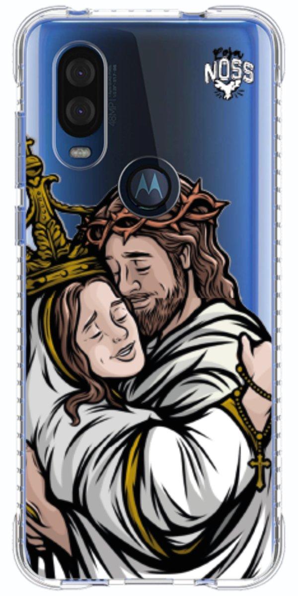 Capinha para Celular Tudo com Jesus Nada sem Maria 02