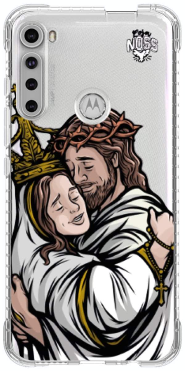 Capinha para Celular Tudo com Jesus Nada sem Maria 02