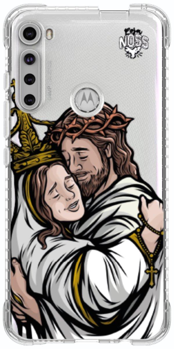 Capinha para Celular Tudo com Jesus Nada sem Maria 02
