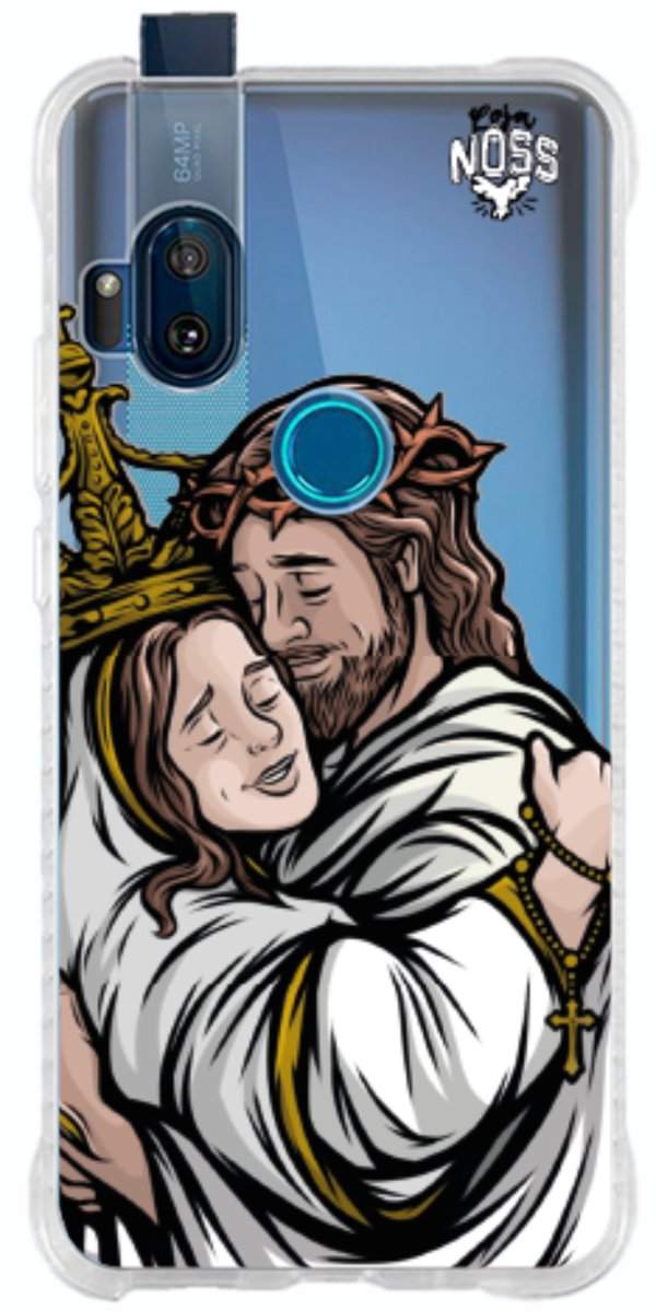 Capinha Para Celular Tudo com Jesus Nada sem Maria