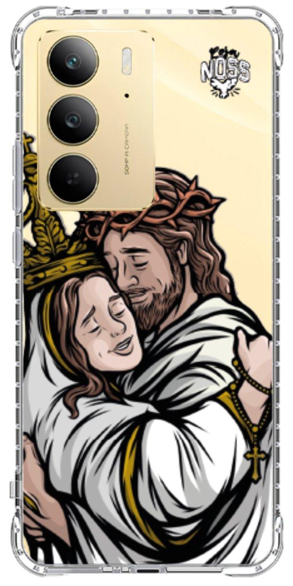 Capinha para Celular Tudo com Jesus Nada sem Maria 02