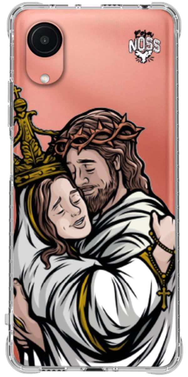 Capinha para Celular Tudo com Jesus Nada sem Maria 02