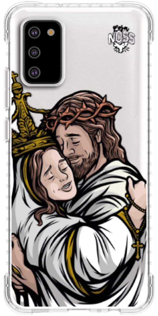 Capinha Para Celular Tudo com Jesus Nada sem Maria