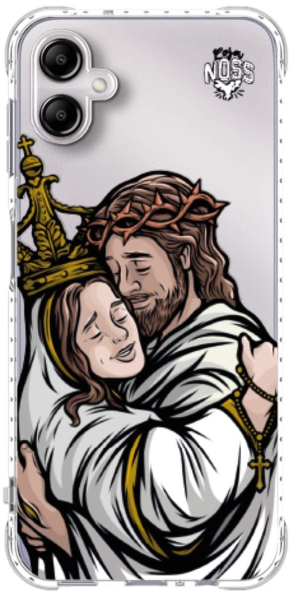 Capinha Para Celular Tudo com Jesus Nada sem Maria
