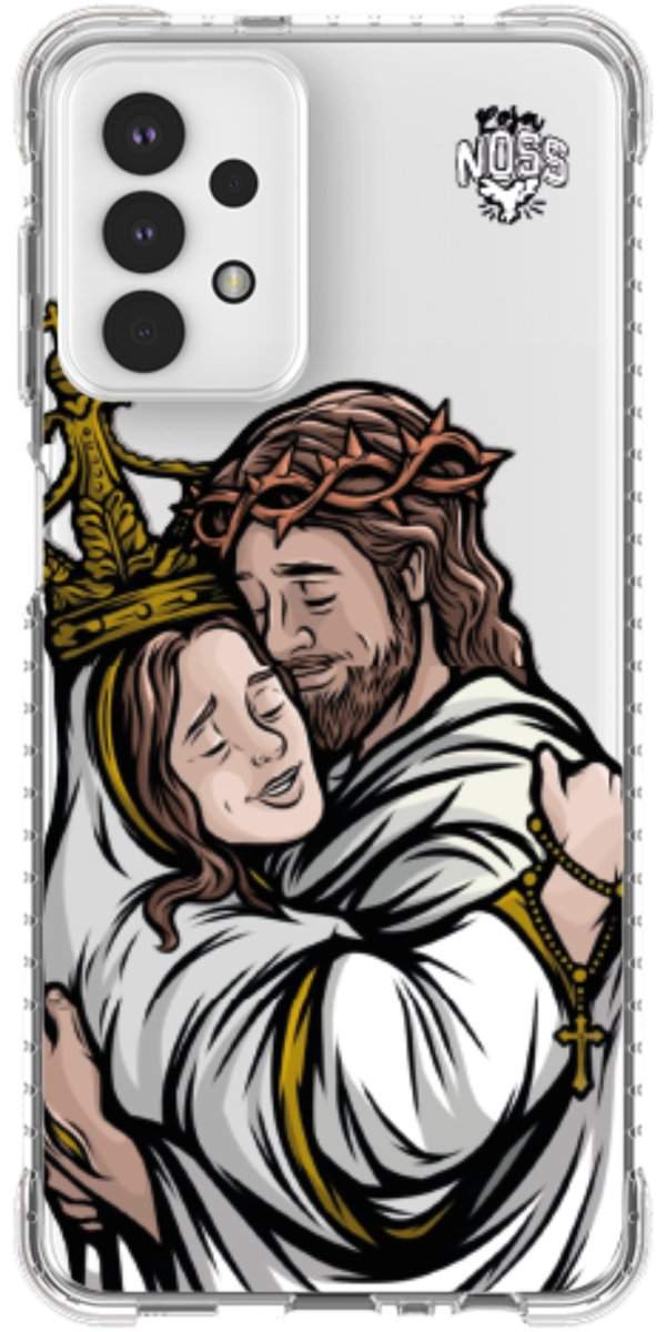 Capinha para Celular Tudo com Jesus Nada sem Maria 02