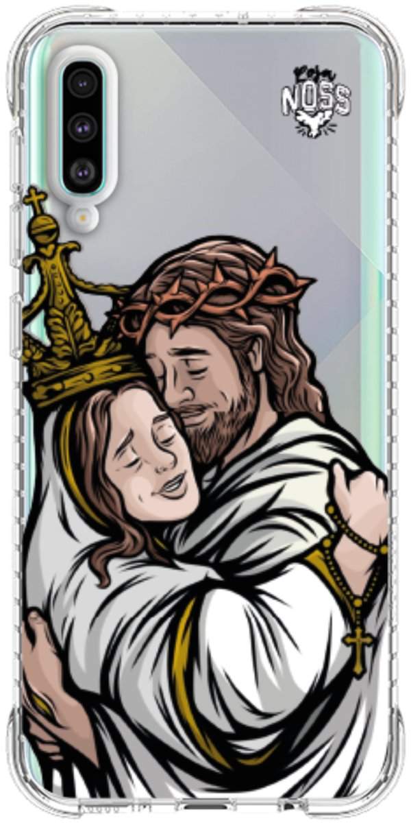 Capinha Para Celular Tudo com Jesus Nada sem Maria