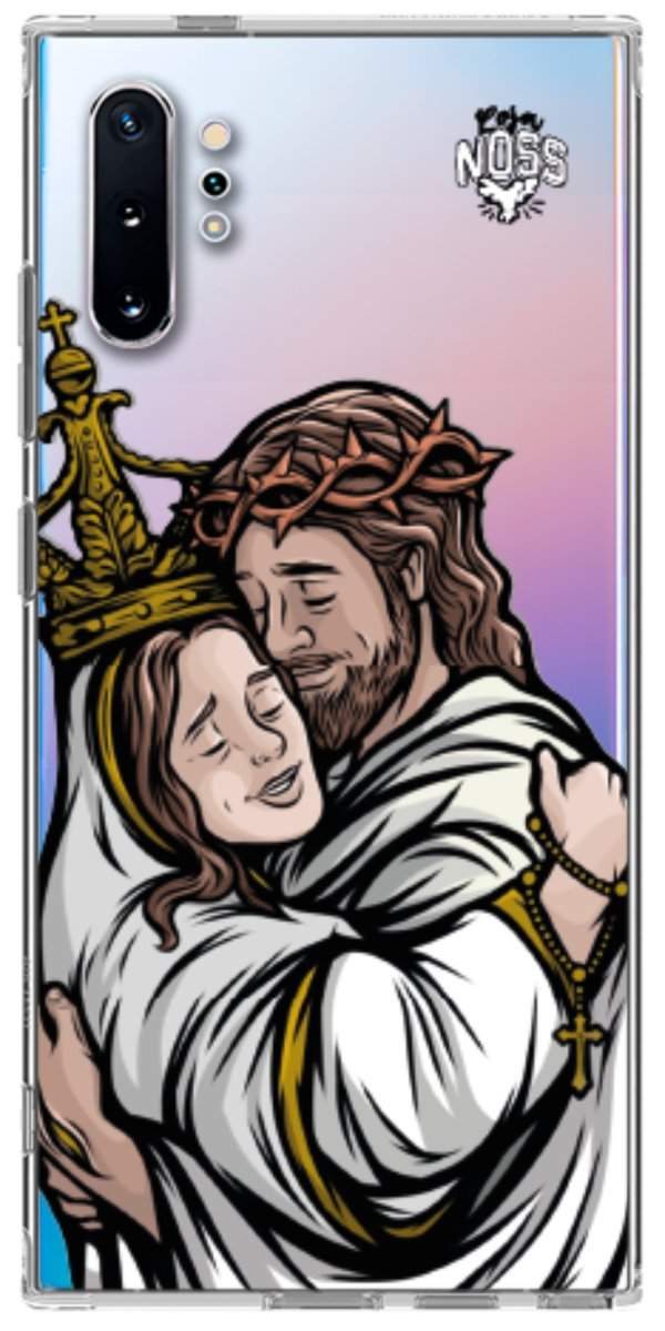 Capinha Para Celular Tudo com Jesus Nada sem Maria