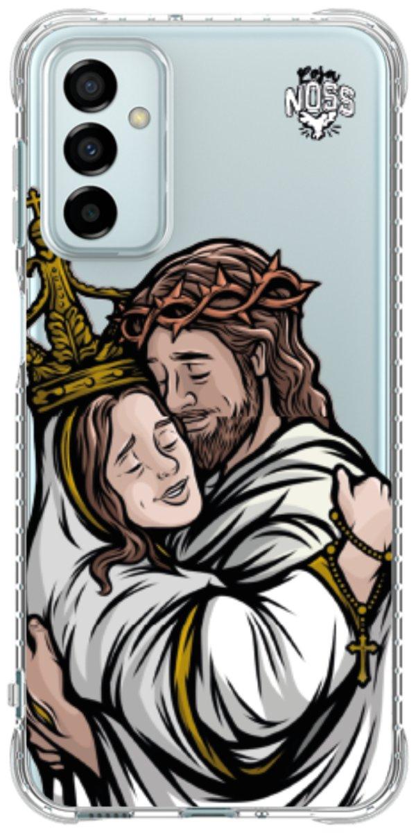 Capinha para Celular Tudo com Jesus Nada sem Maria 02