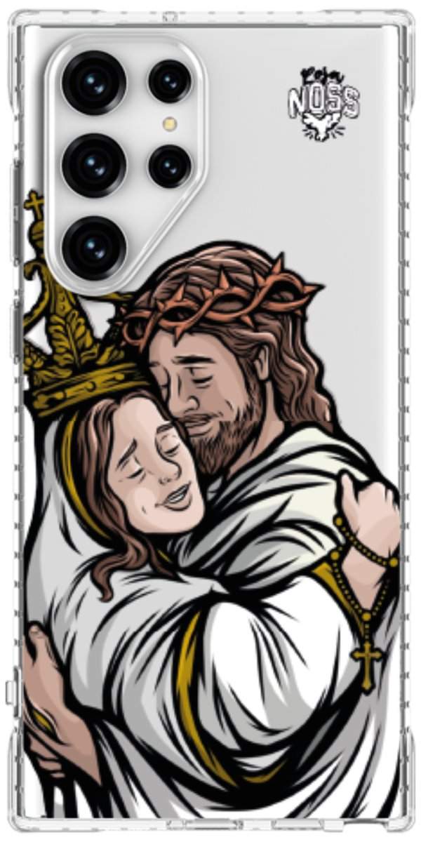 Capinha Para Celular Tudo com Jesus Nada sem Maria