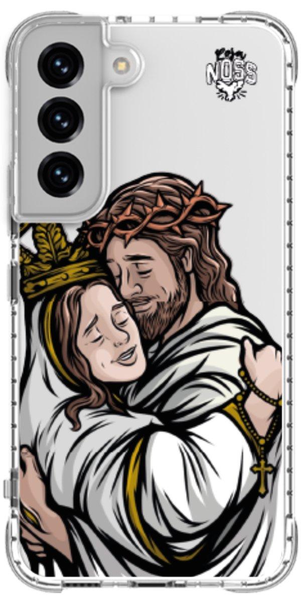 Capinha para Celular Tudo com Jesus Nada sem Maria 02