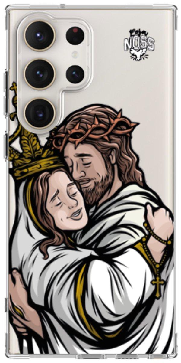 Capinha para Celular Tudo com Jesus Nada sem Maria 02