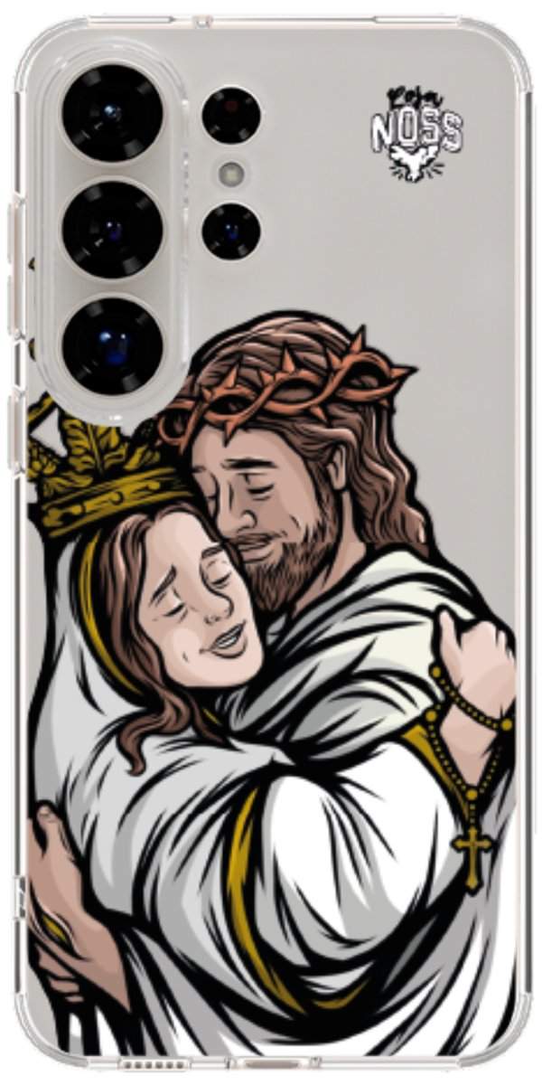 Capinha para Celular Tudo com Jesus Nada sem Maria 02