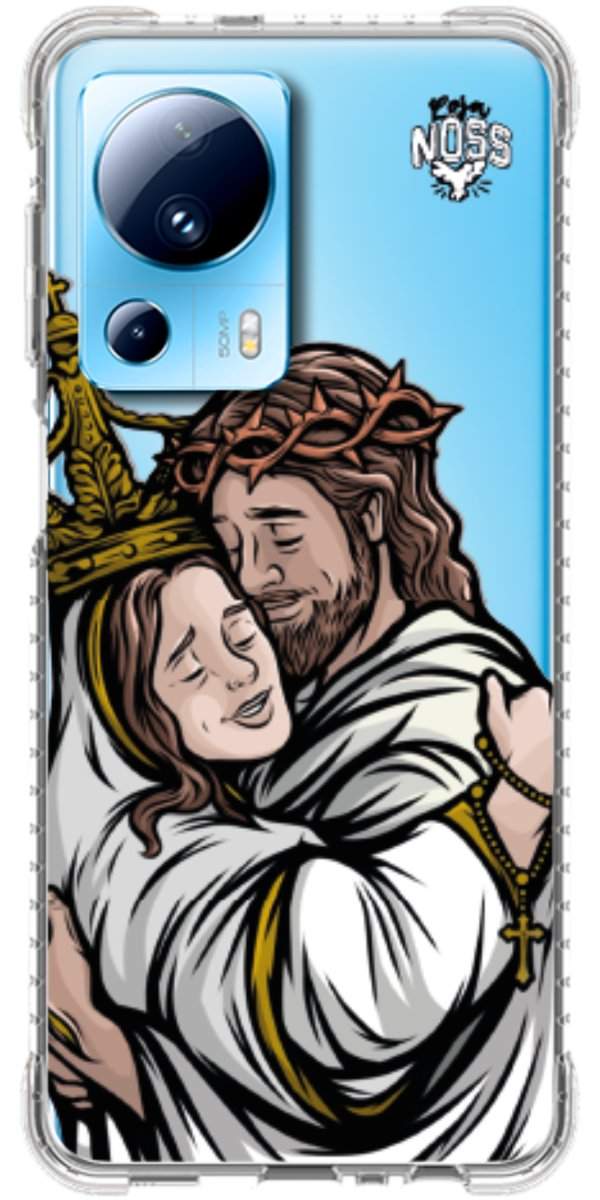 Capinha Para Celular Tudo com Jesus Nada sem Maria