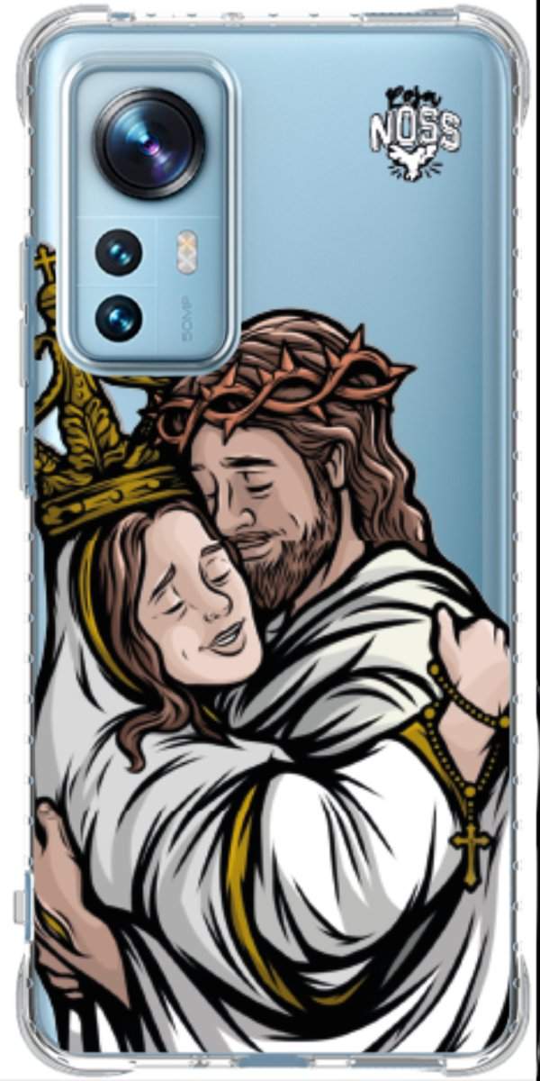 Capinha Para Celular Tudo com Jesus Nada sem Maria