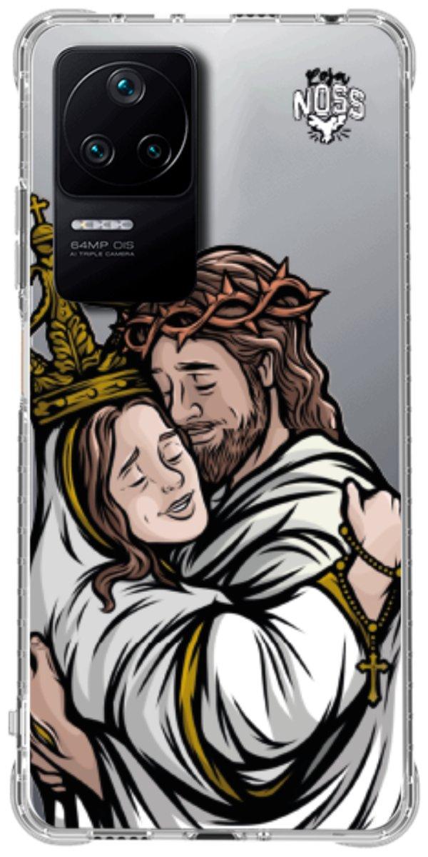 Capinha para Celular Tudo com Jesus Nada sem Maria 02