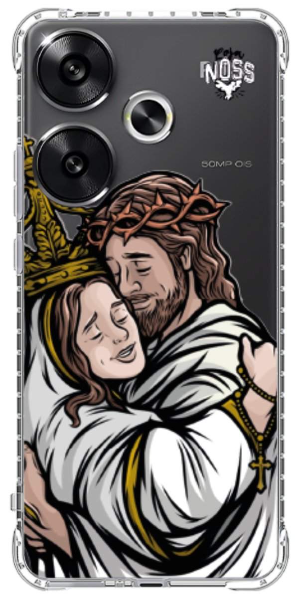 Capinha Para Celular Tudo com Jesus Nada sem Maria