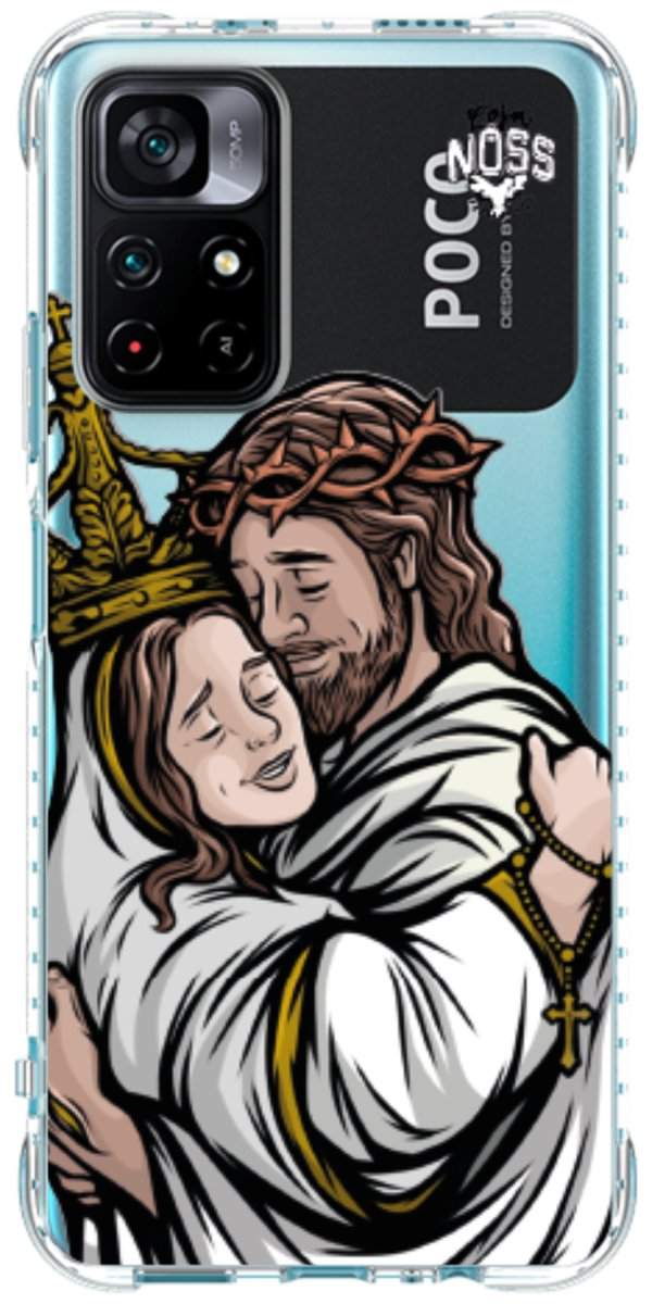Capinha para Celular Tudo com Jesus Nada sem Maria 02