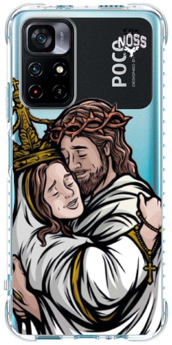 Capinha para Celular Tudo com Jesus Nada sem Maria 02