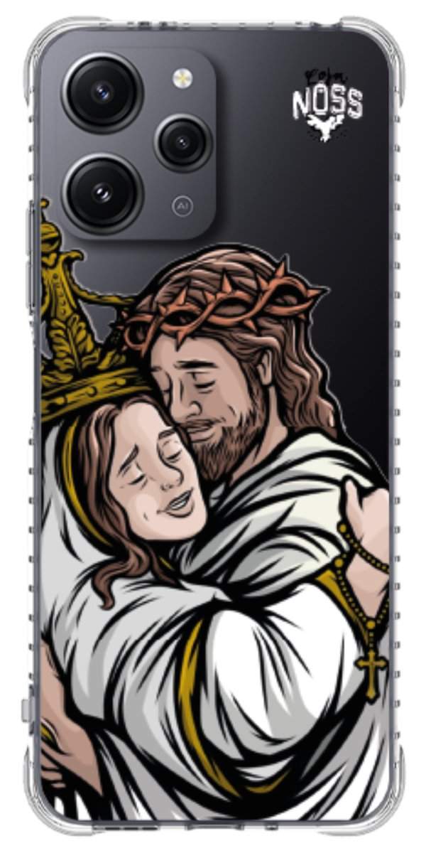 Capinha Para Celular Tudo com Jesus Nada sem Maria