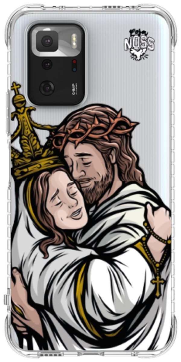 Capinha para Celular Tudo com Jesus Nada sem Maria 02