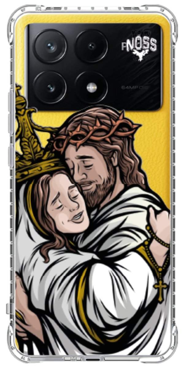 Capinha para Celular Tudo com Jesus Nada sem Maria 02