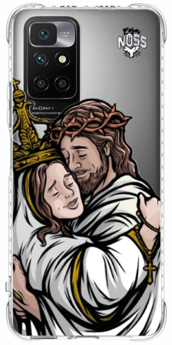 Capinha para Celular Tudo com Jesus Nada sem Maria 02
