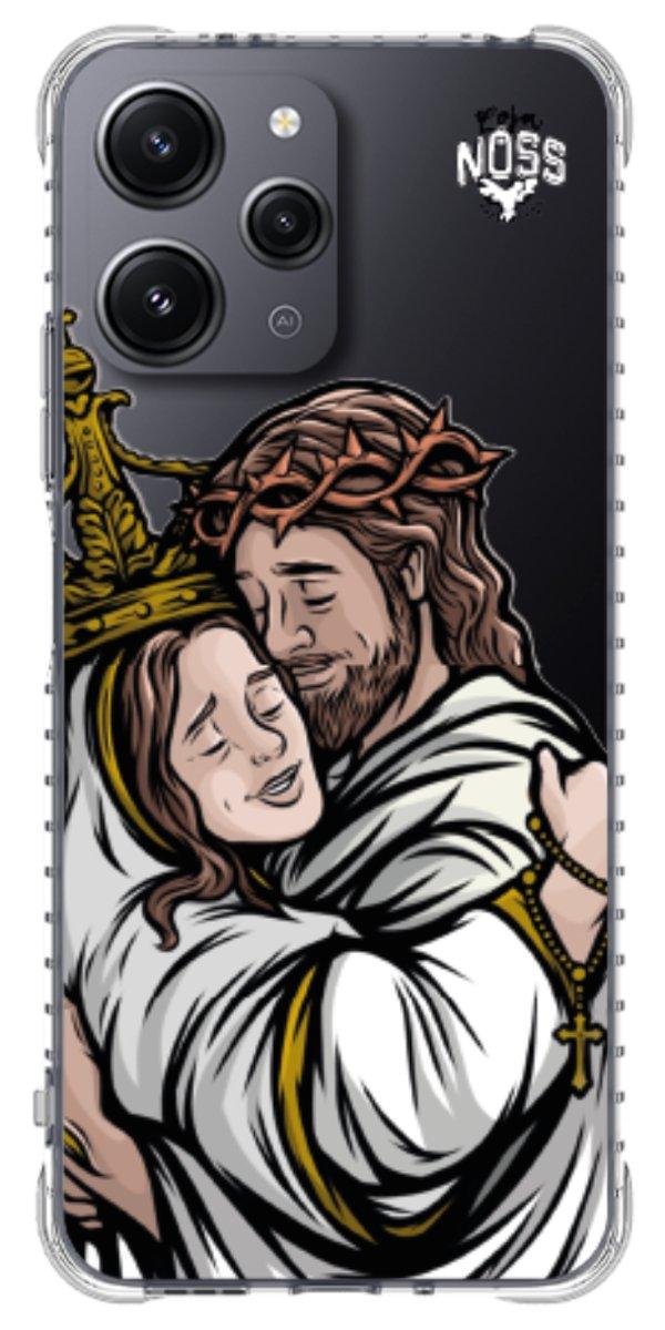 Capinha para Celular Tudo com Jesus Nada sem Maria 02