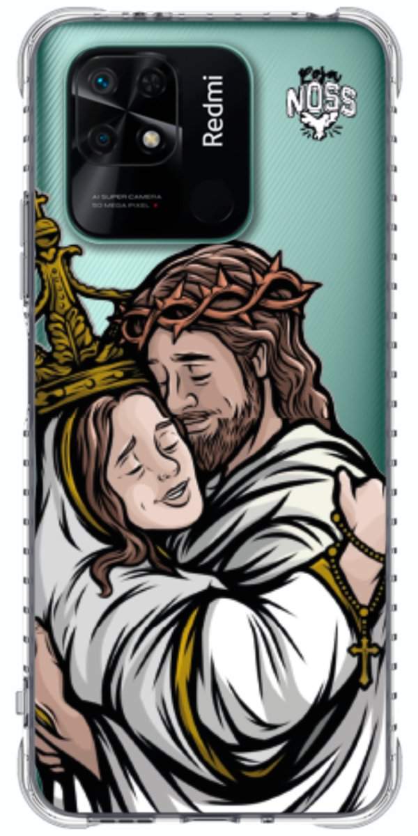 Capinha para Celular Tudo com Jesus Nada sem Maria 02