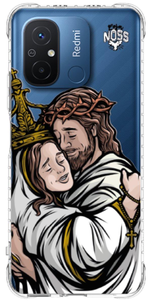 Capinha para Celular Tudo com Jesus Nada sem Maria 02
