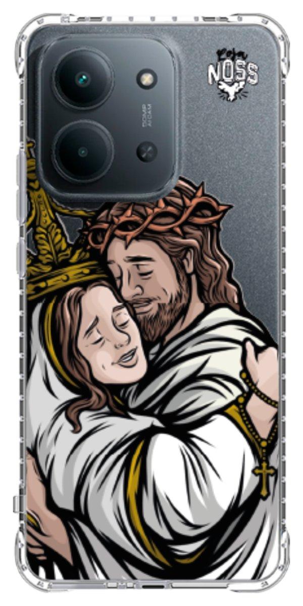Capinha para Celular Tudo com Jesus Nada sem Maria 02