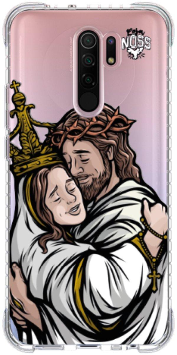 Capinha para Celular Tudo com Jesus Nada sem Maria 02
