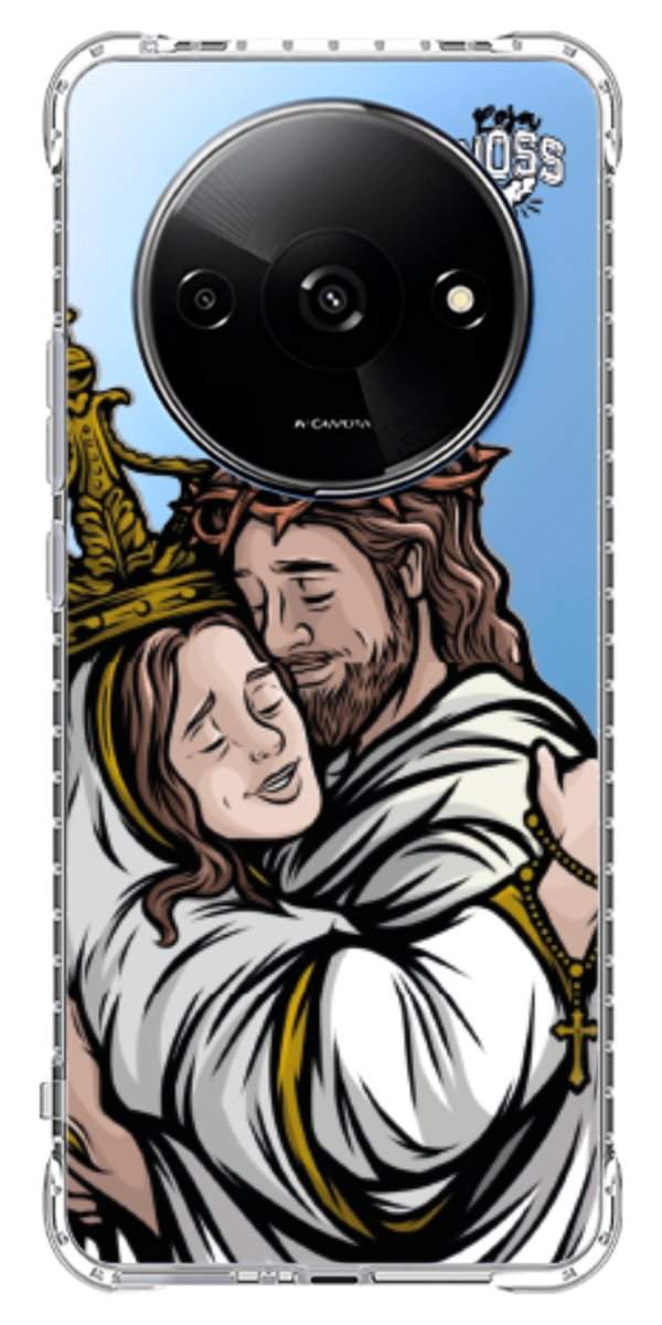 Capinha para Celular Tudo com Jesus Nada sem Maria 02