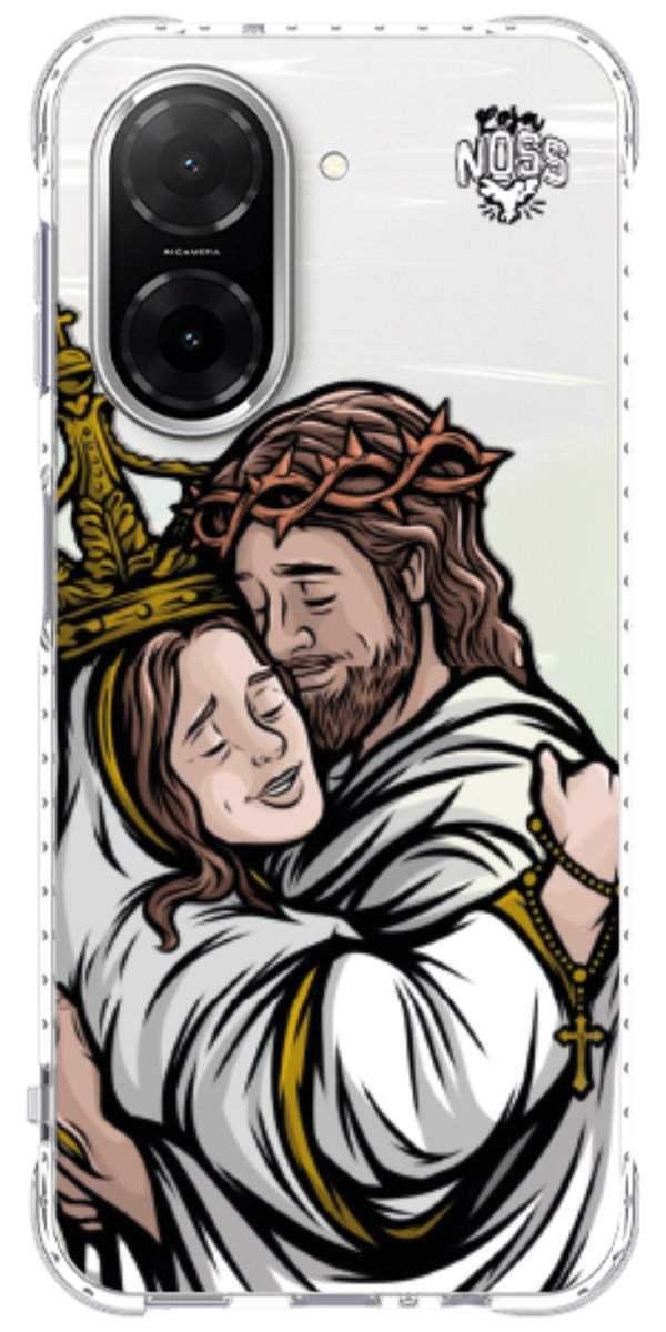 Capinha Para Celular Tudo com Jesus Nada sem Maria