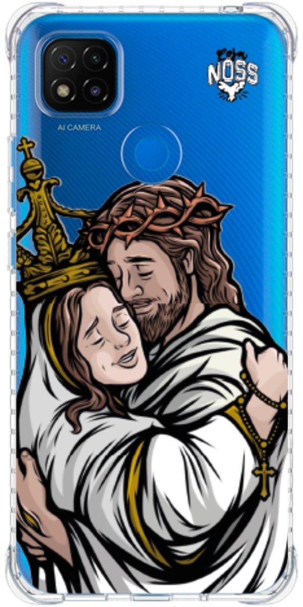 Capinha para Celular Tudo com Jesus Nada sem Maria 02