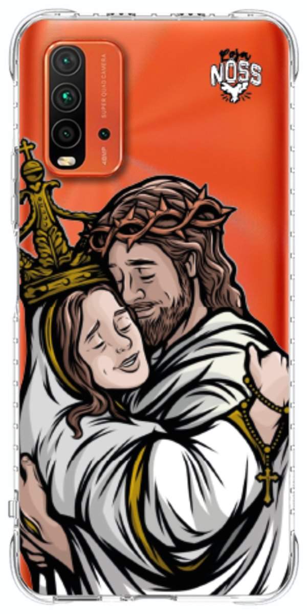 Capinha Para Celular Tudo com Jesus Nada sem Maria