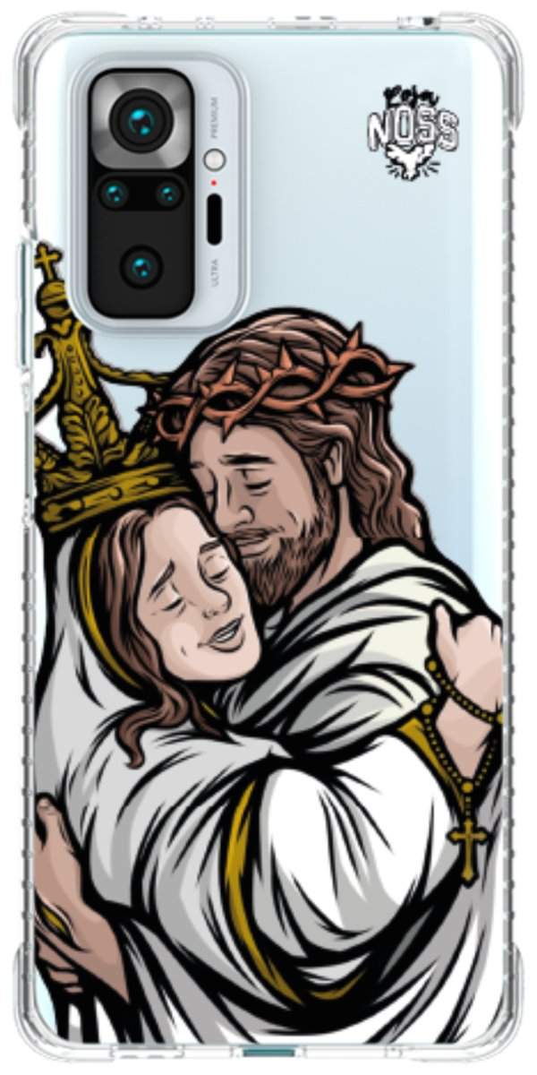 Capinha para Celular Tudo com Jesus Nada sem Maria 02