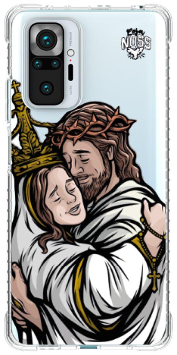 Capinha para Celular Tudo com Jesus Nada sem Maria 02