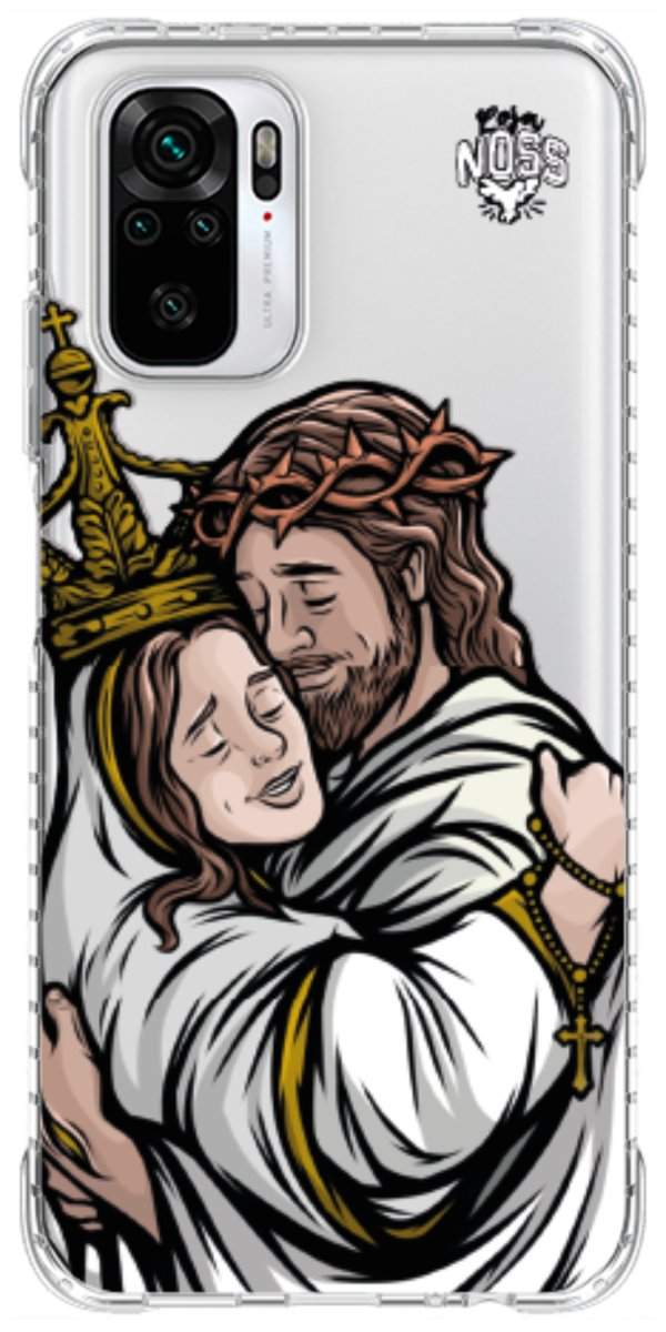 Capinha Para Celular Tudo com Jesus Nada sem Maria