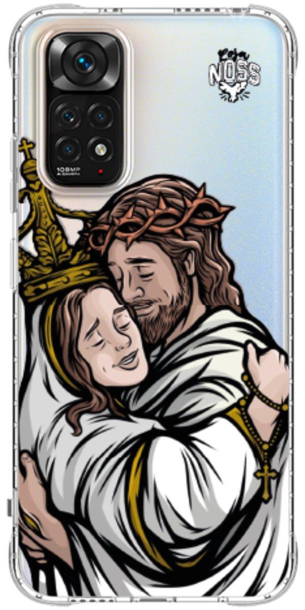Capinha para Celular Tudo com Jesus Nada sem Maria 02
